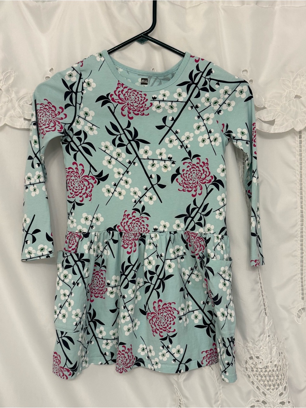 Tea Girls 100% soft cotton dress with pockets